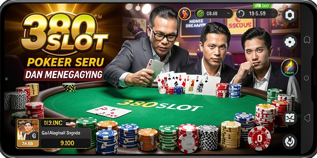 Screenshot gameplay Poker yang menegangkan di 380SLOT.
