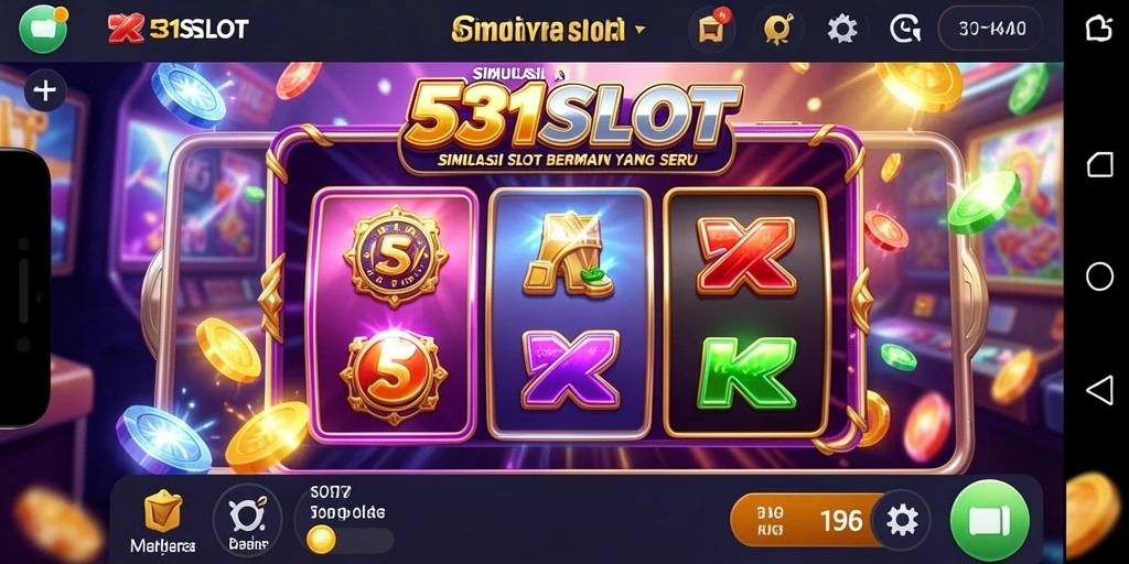 Tampilan utama game 531SLOT dengan grafis slot yang menakjubkan.
