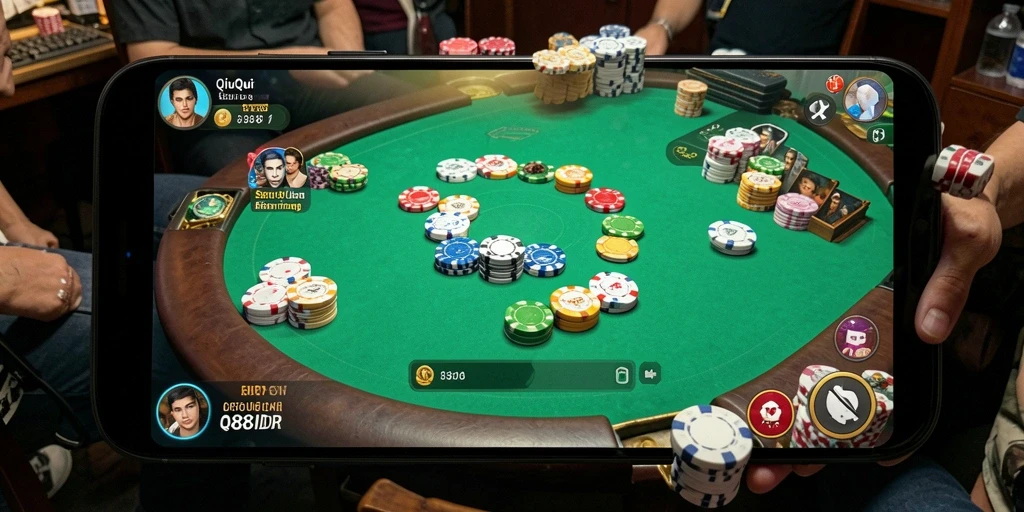 Gameplay seru QiuQiu di 888IDR dengan antarmuka yang menarik.