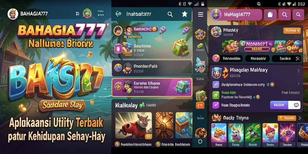 Tampilan utama BAHAGIA777 dengan antarmuka yang sederhana dan mudah digunakan.