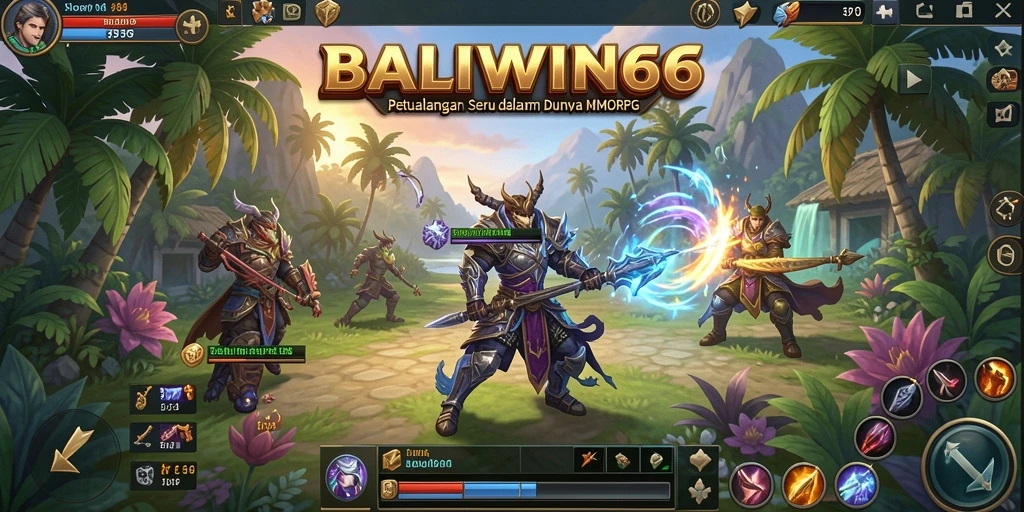 Tampilan menarik dalam gameplay <strong>BALIWIN66</strong> menunjukkan petualangan seru di dunia MMORPG.