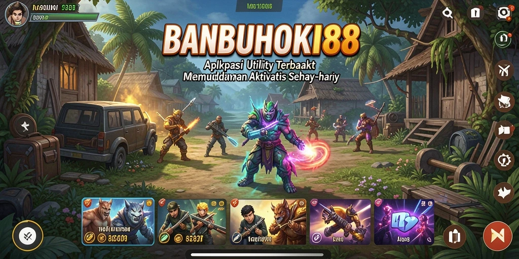 Tampilan antarmuka BANBUHOKI88 yang modern dan user-friendly.