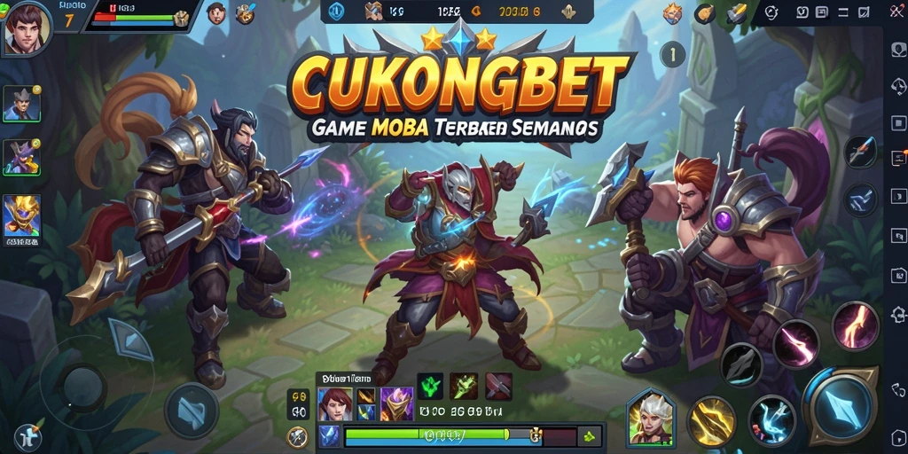 Screenshot game CUKONGBET yang menampilkan aksi pertarungan seru di arena.
