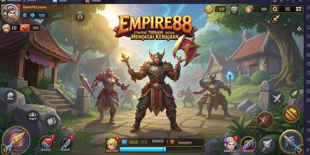Screenshot EMPIRE88 menunjukkan  strategi dan pertempuran yang mendebarkan.