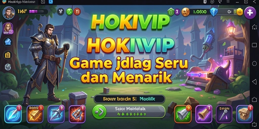 Tampilan gameplay menarik dari HOKIVIP yang menggambarkan fitur Idle.