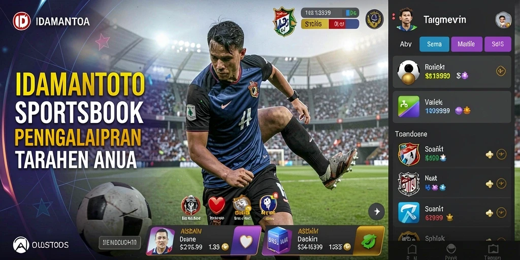 Screenshot gameplay dari aplikasi Sportsbook IDAMANTOTO.