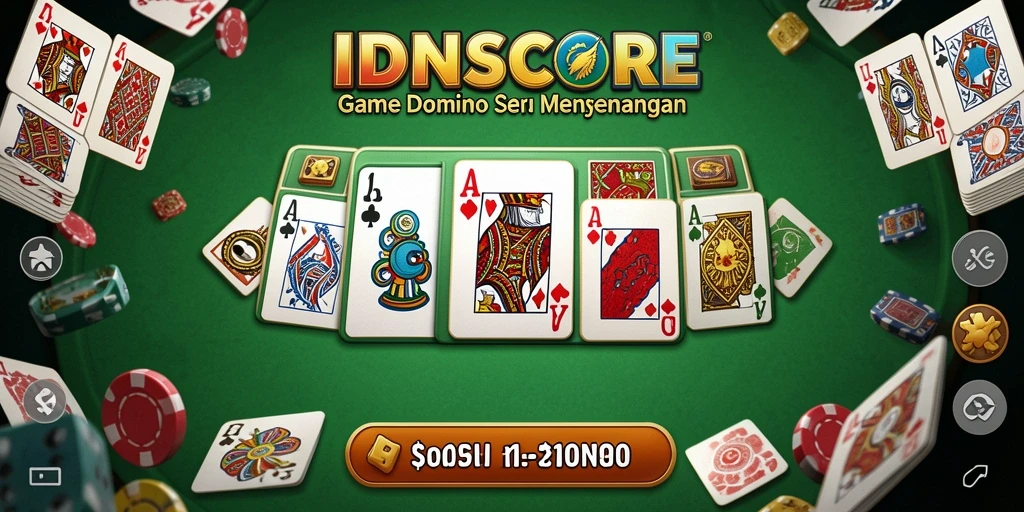 Tampilan gameplay IDNSCORE yang seru dan menghibur.