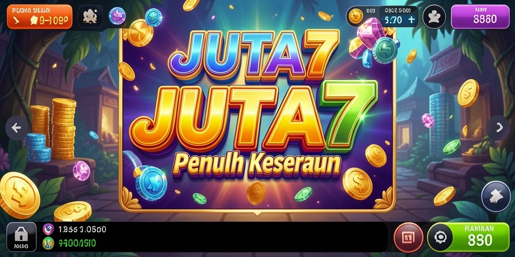 Gameplay seru JUTA7 dengan grafis menawan.