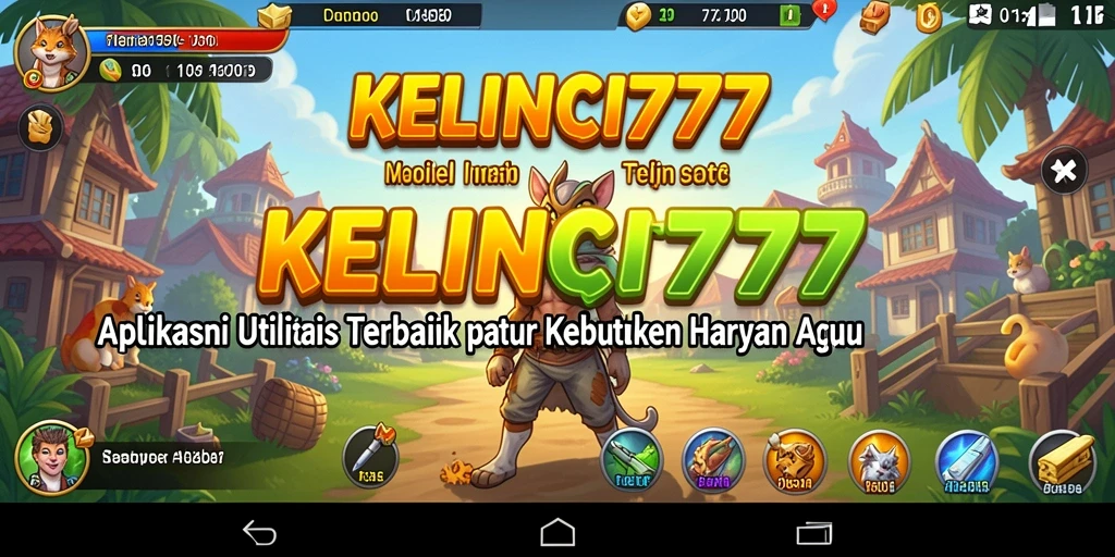 Tampilan antarmuka KELINCI777 yang user-friendly dan fungsional.
