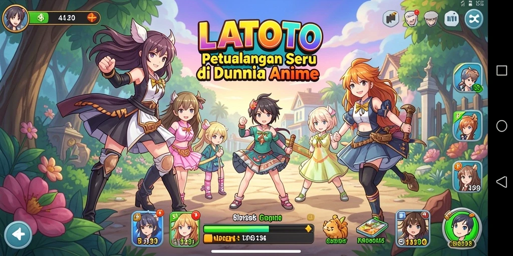 Tampilan gameplay LATOTO yang seru dan penuh warna.