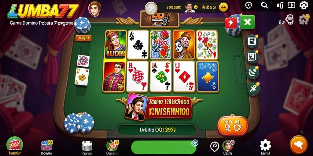 Gameplay Domino seru di LUMBA77 dengan grafis yang menarik.