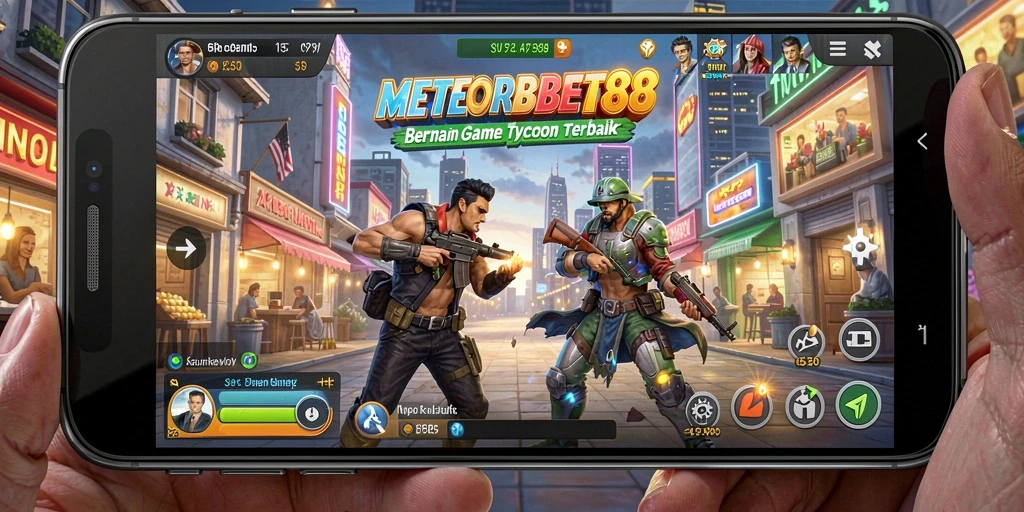 Tampilan gameplay METEORBET88 yang menarik dan interaktif.