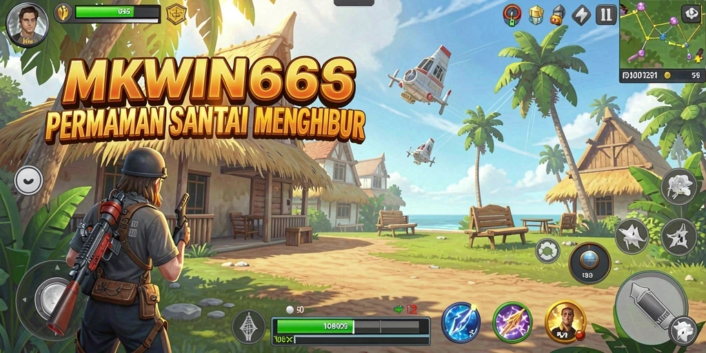 Screenshot gameplay MKWIN666 yang menarik dan seru.