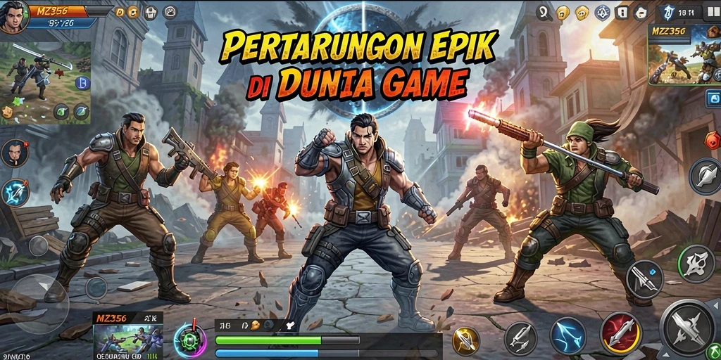 Tampilan gameplay seru dan mendebarkan di MZ356.