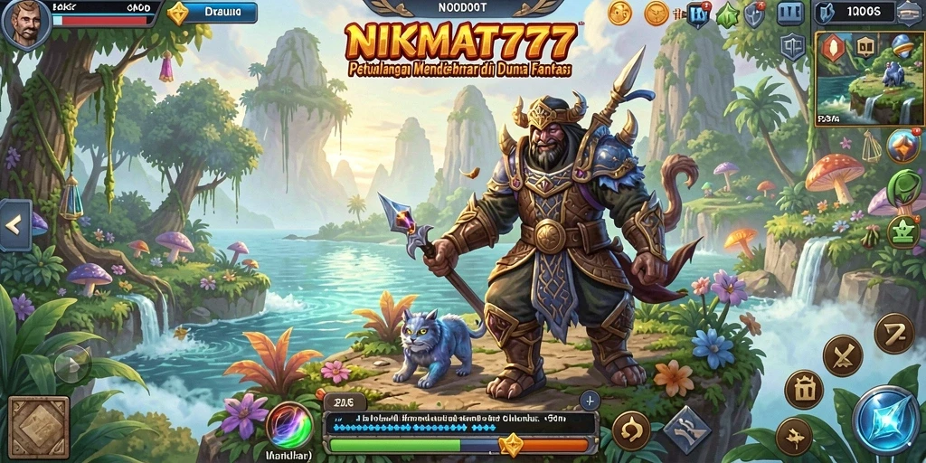 Tangkapan layar gameplay NIKMAT777 yang menampilkan petualangan seru.