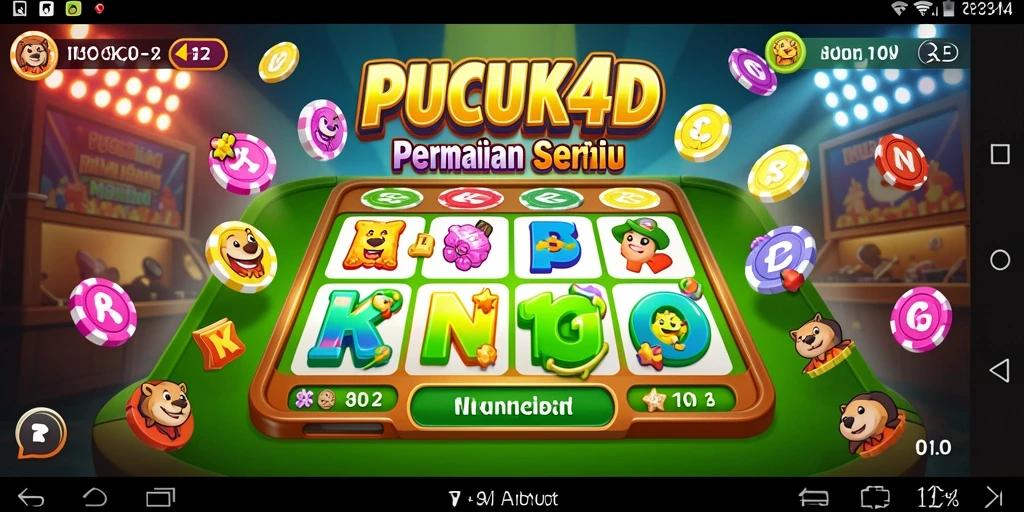 Gameplay Bingo menyenangkan dengan desain yang menarik di PUCUK4D.