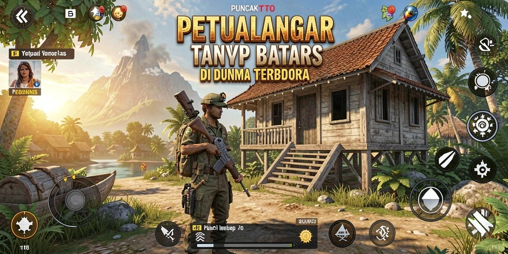Tampilan menarik dari gameplay <strong>PUNCAKTOTO</strong> yang menampilkan dunia terbuka.
