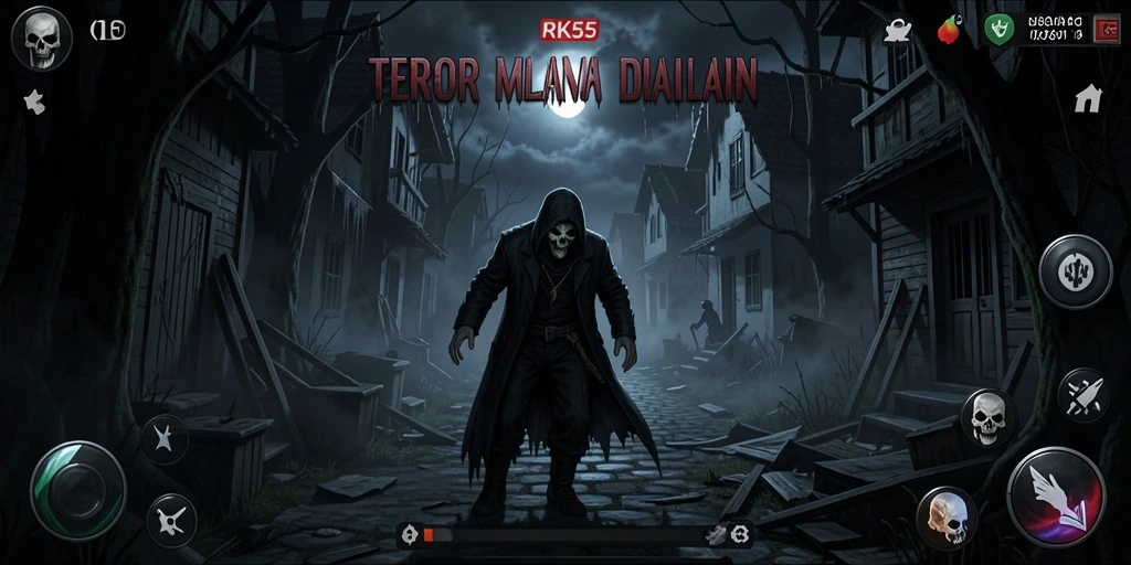 Tampilan gameplay RK55 yang menegangkan dan menakutkan.
