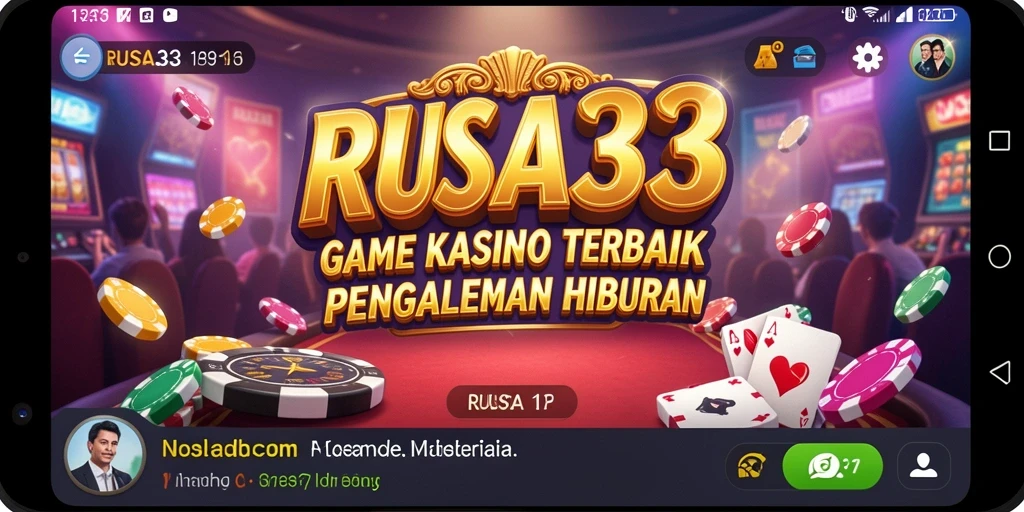Tampilan gameplay menarik dari RUSA33 dalam suasana kasino virtual.