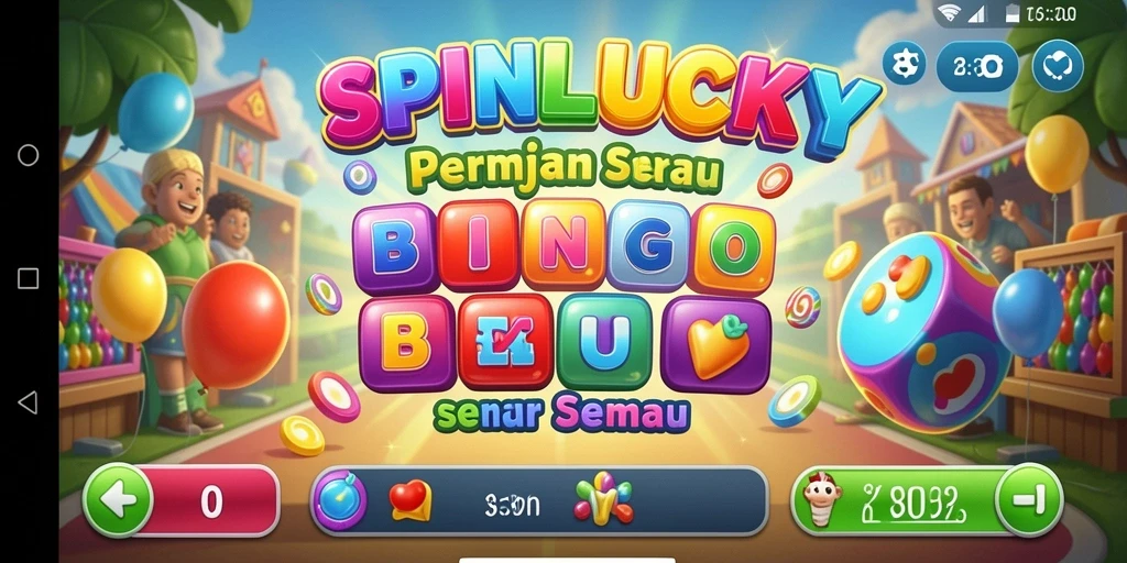 Tampilan gameplay SPINLUCKY yang menarik saat bermain Bingo.