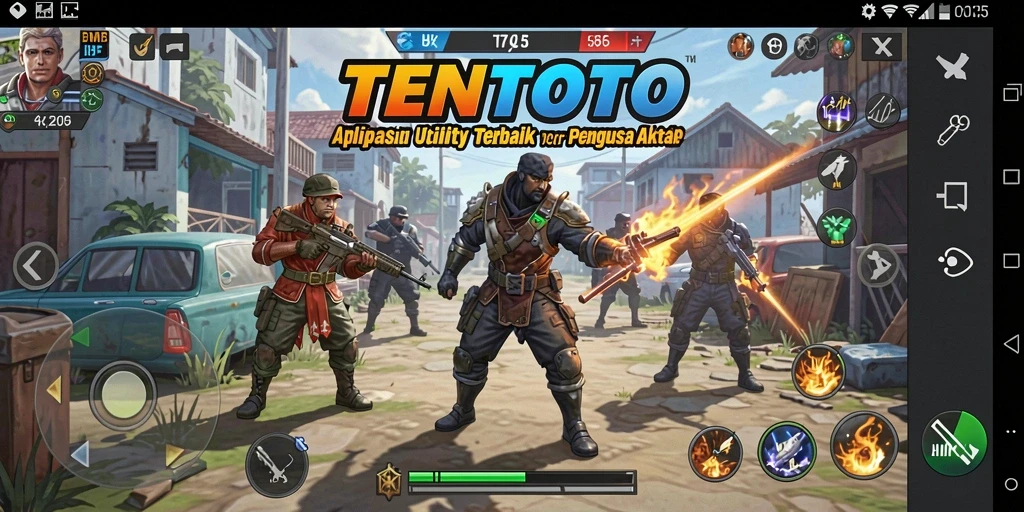 Tampilan antarmuka TENTOTO yang modern dan user-friendly.